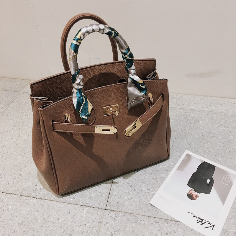 Women's High-grade Western Style Textured Korean Fashion Shoulder Bags