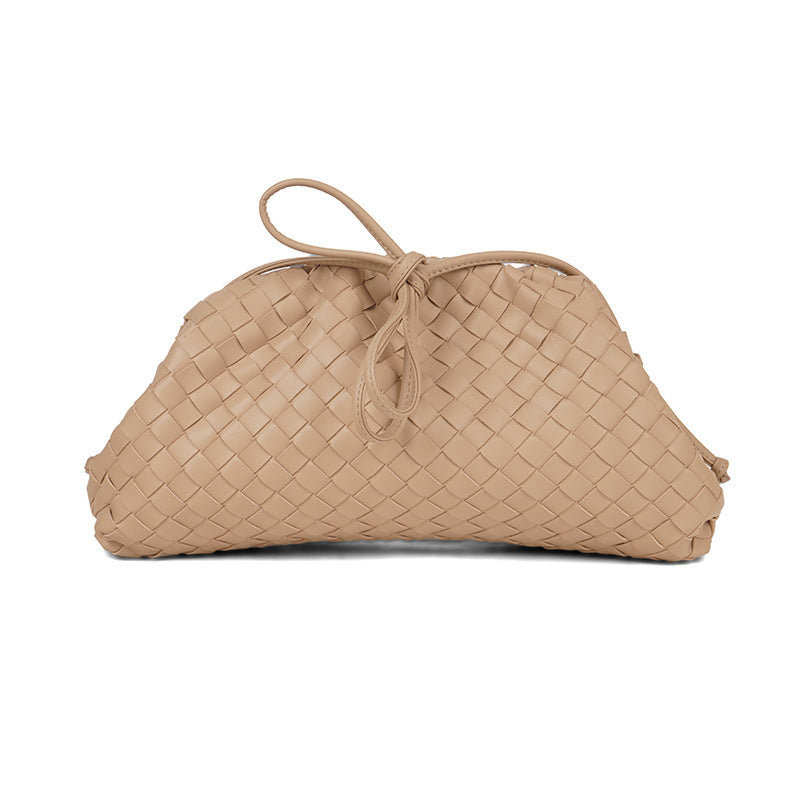 Hand-woven Cloud Female French Minority Dumpling Tide Crossbody Bags