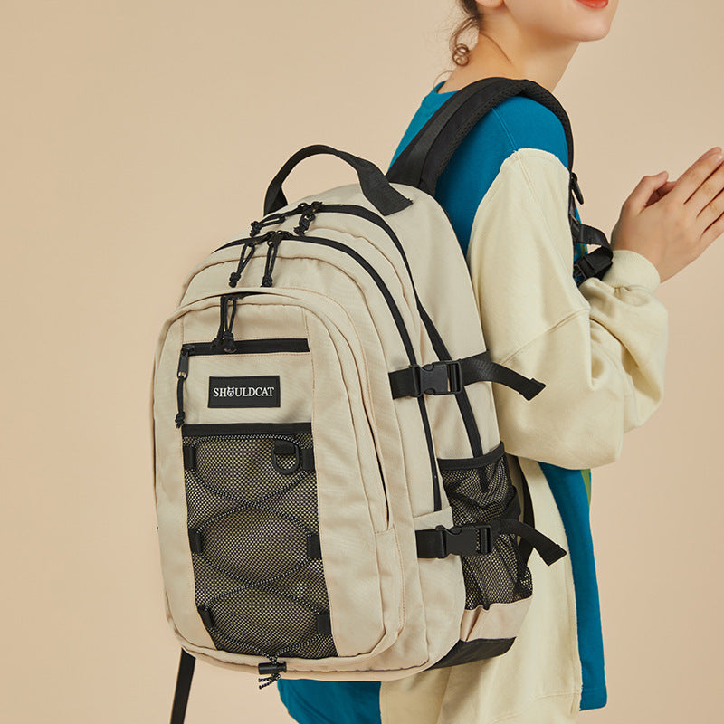 Men's Female Korean College High Large Capacity Backpacks