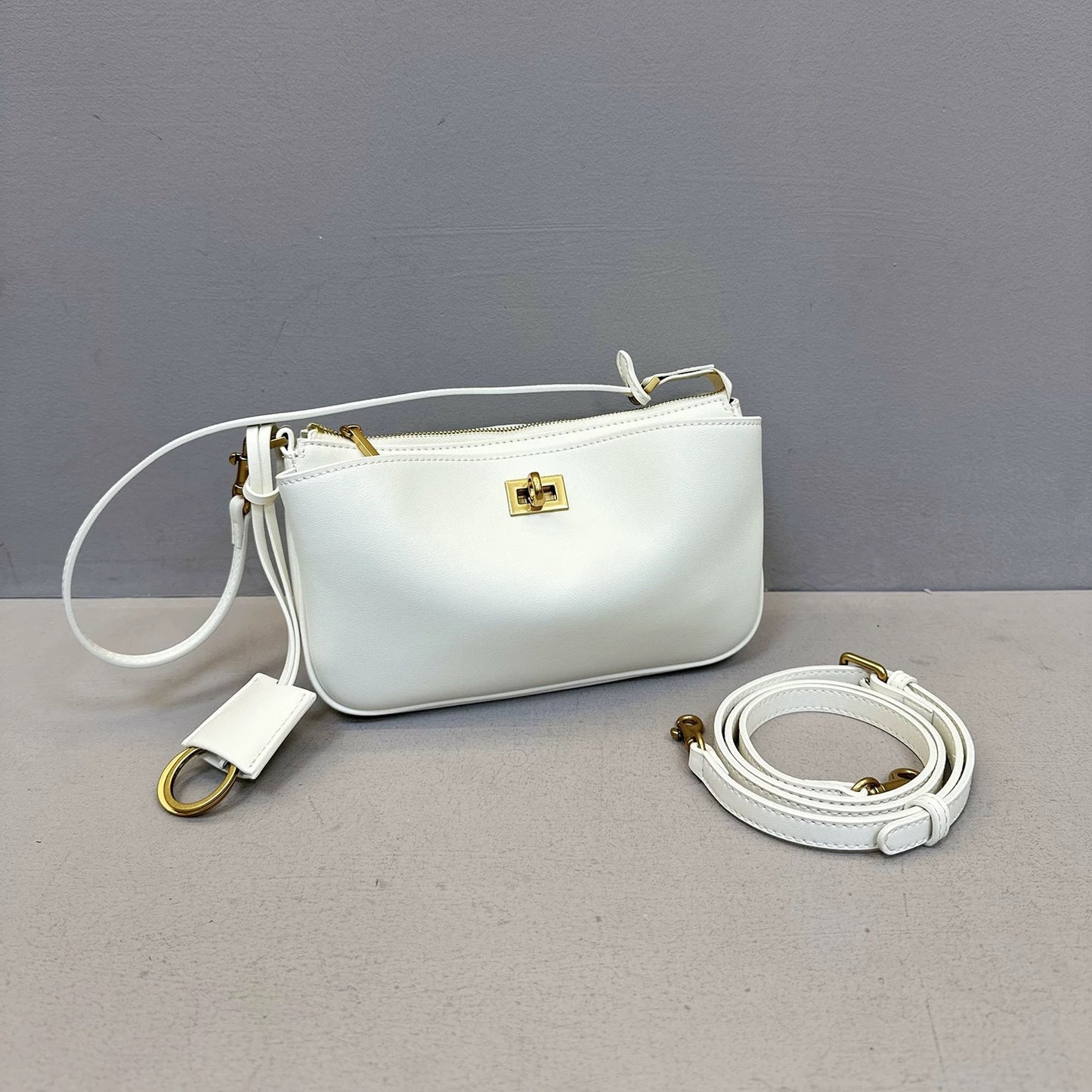 Women's Fashion Genuine Leather High-grade Underarm Kelly Crossbody Bags