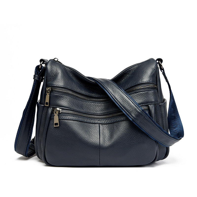 First Layer Cowhide Large Capacity Versatile Crossbody Bags