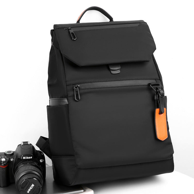 Men's Washed Cloth Business Computer Commuter Lightweight Backpacks