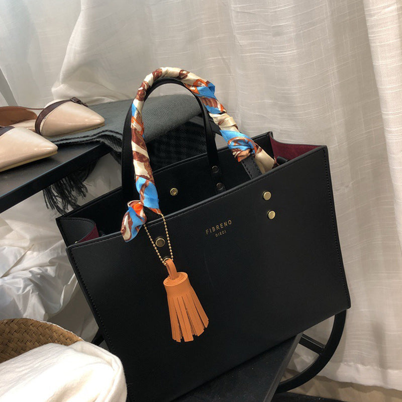 Fashion Simple Big Intellectual Lady's One Handbags
