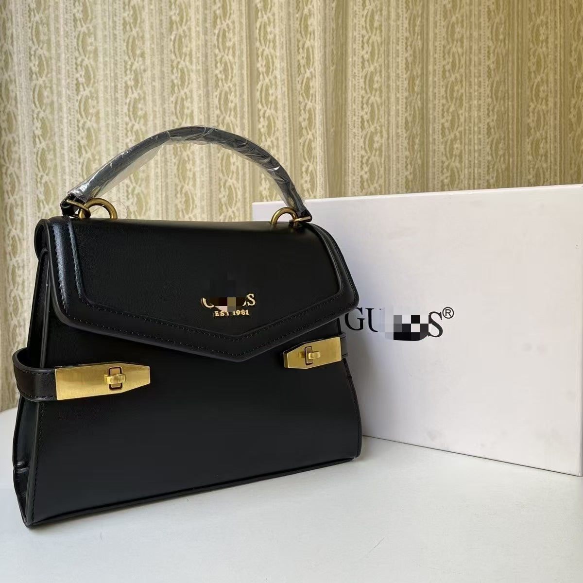 Women's Large Capacity Vintage Fashion Print Kelly Armpit Bags