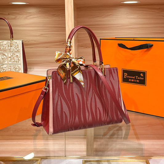 Women's Water Ripple Wedding Elegant Mother-in-law Bride Shoulder Bags