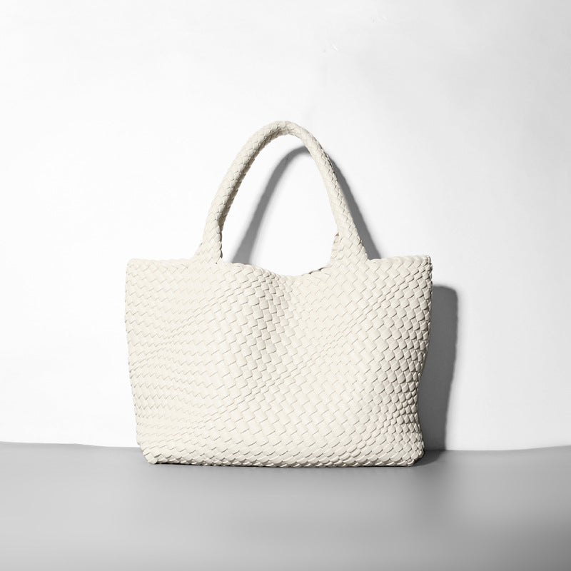 Fashion Portable Mummy Big Woven Hand Shoulder Bags