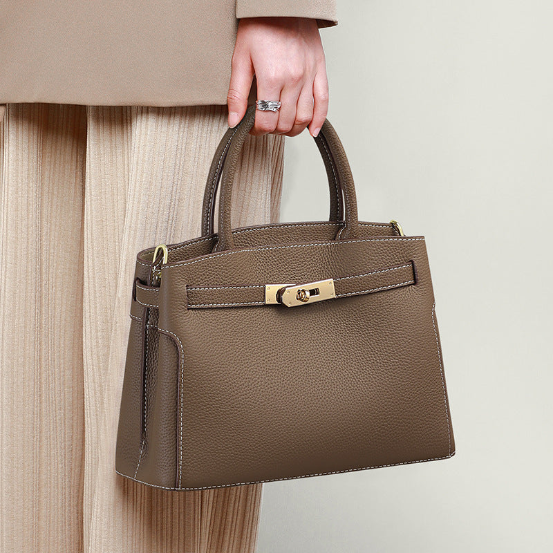 Women's High Sense Genuine Leather Big To Handbags