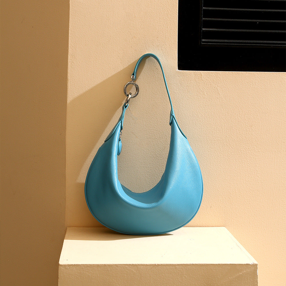 Women's Leather Autumn Underarm Light Luxury High-grade Handbags