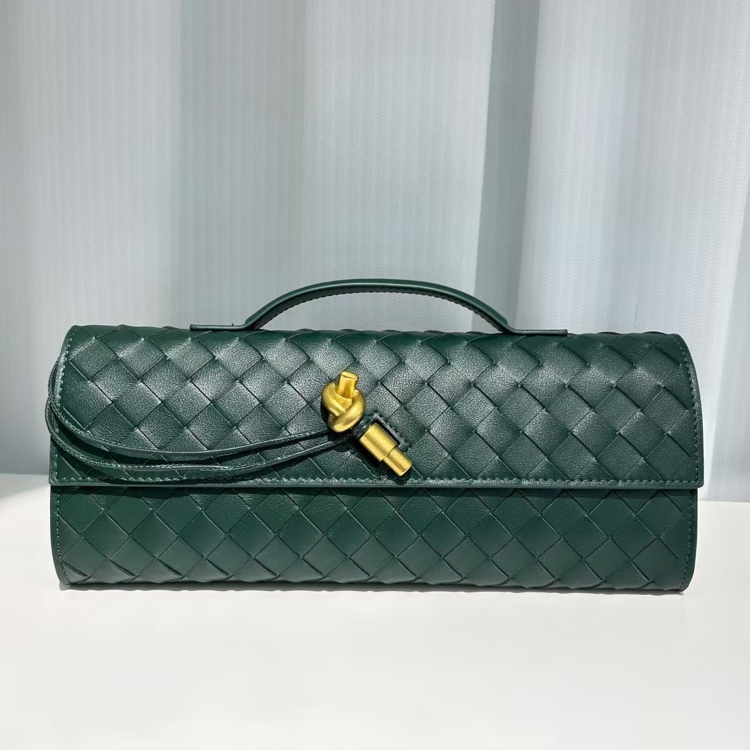 Women's Fashion Trendy Genuine Leather Hand-held Release Handbags