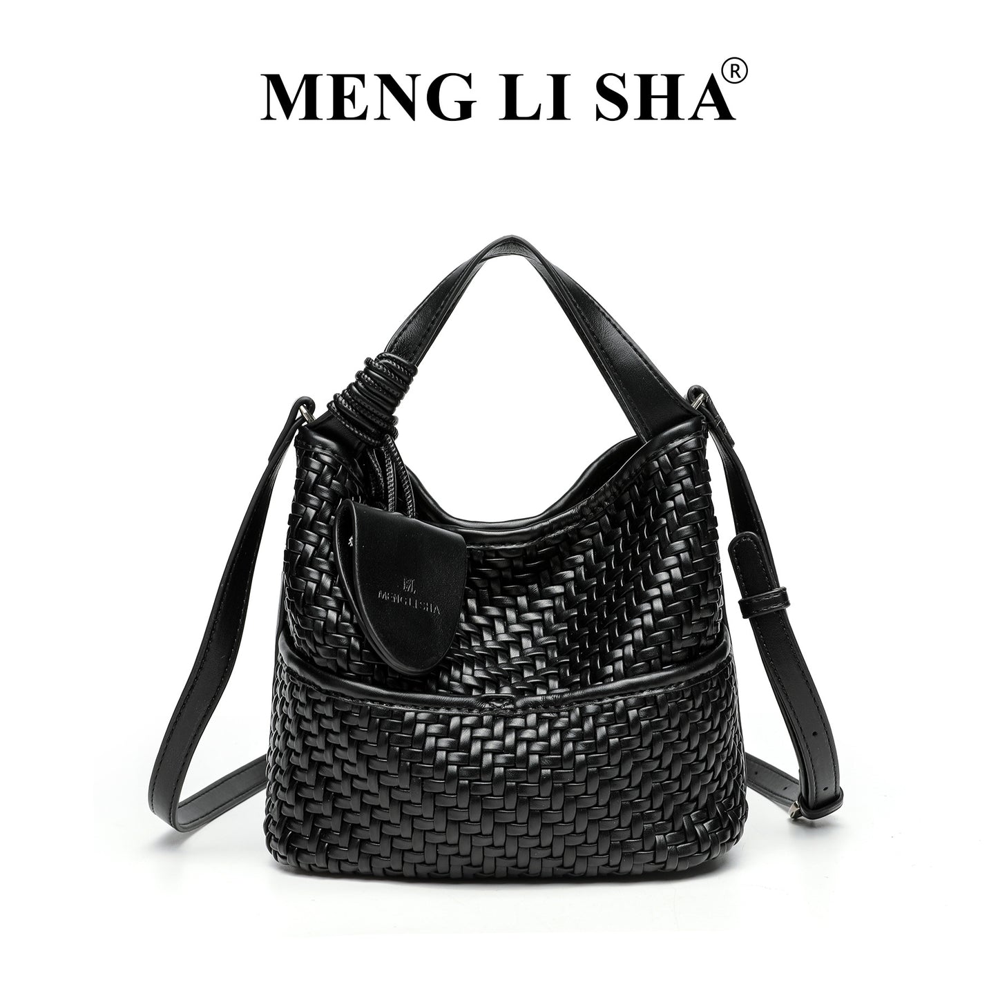 Women's Vintage Weave Portable Commute Leisure Shoulder Bags