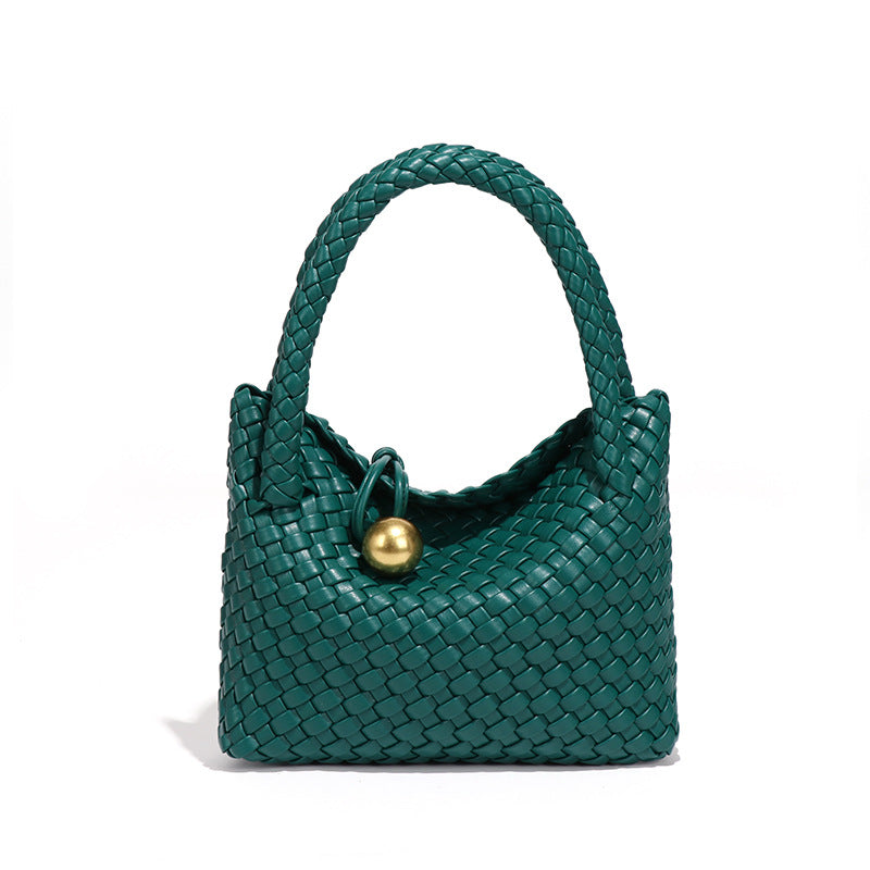 Women's French Style Woven Advanced Texture Handmade Bags