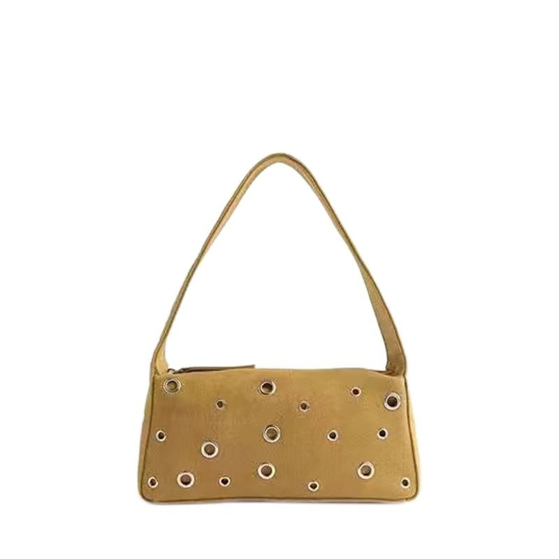 Women's Fashion Design Sense Niche Rivet Underarm Shoulder Bags
