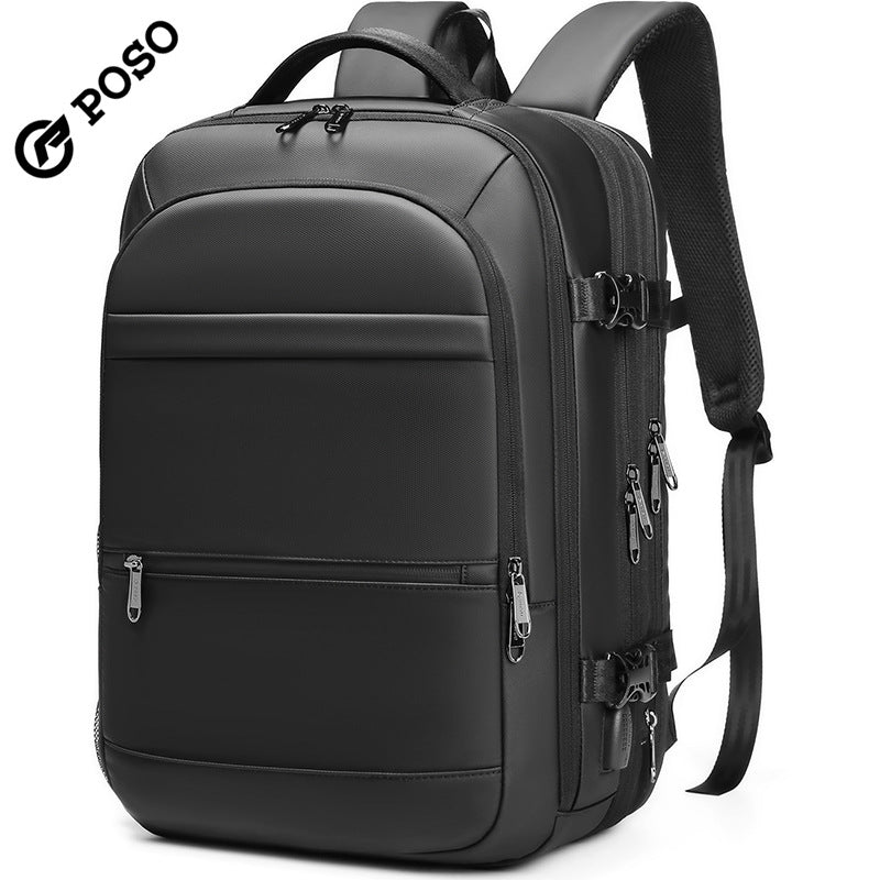 Men's Business Inch Large Capacity Computer Scalable Backpacks