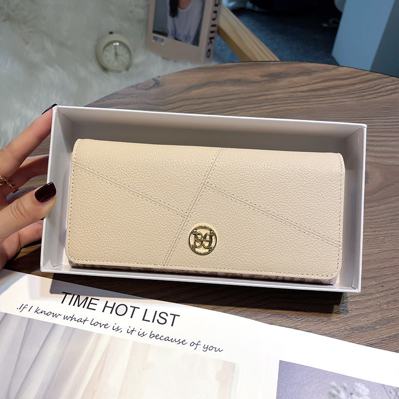 Women's Long Large Capacity Versatile Soft Cowhide Card Holder