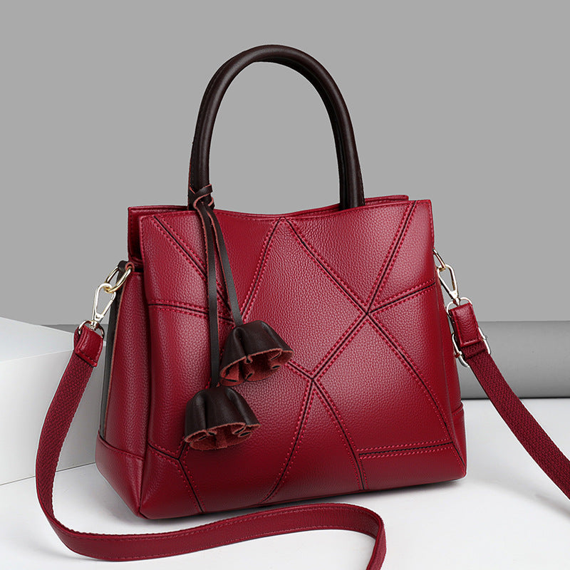 Women's Comfortable Tassel Flowers Large Capacity Handbags