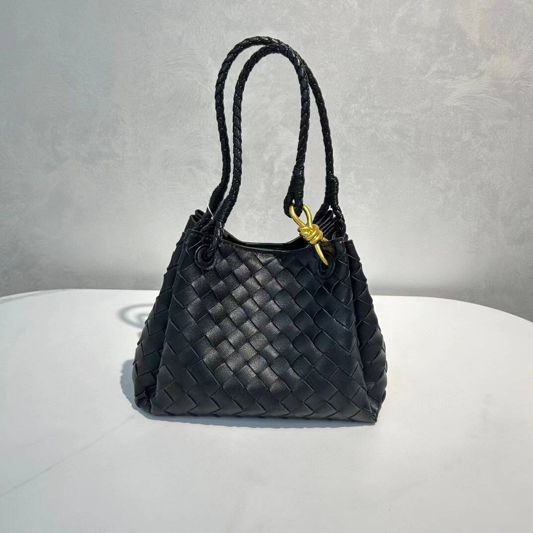 Parachute Woven Vegetable Basket Metal Cord Handbags