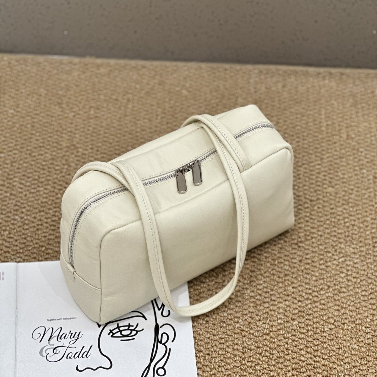 Leather Commuter Bowling Fashion Korean Style Bags