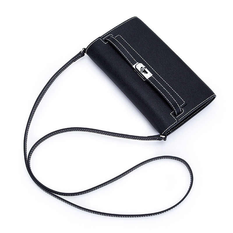 Women's High-grade Cowhide Palm Pattern Kelly Long Ladies Wallets