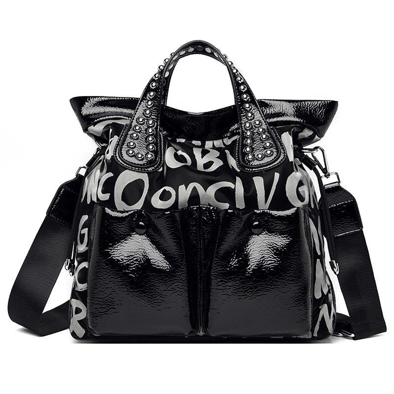 Women's Letter Rhinestone Fashion Large Capacity Elegant Handbags