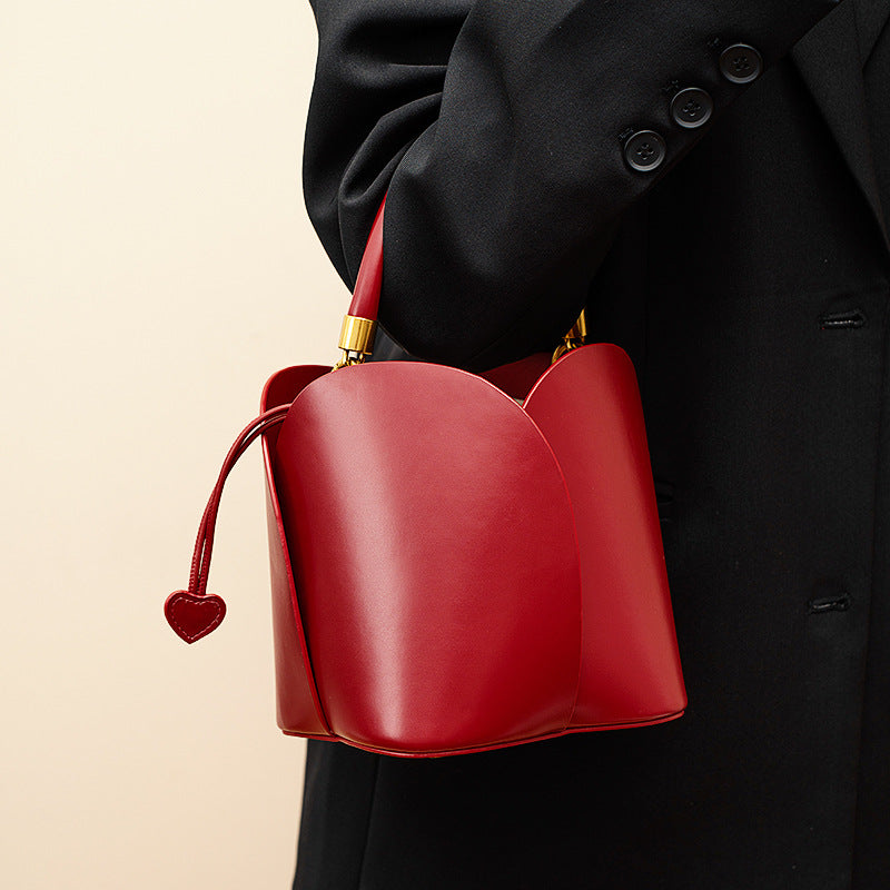 Niche Red Vegetable Basket Female Bridal Bags