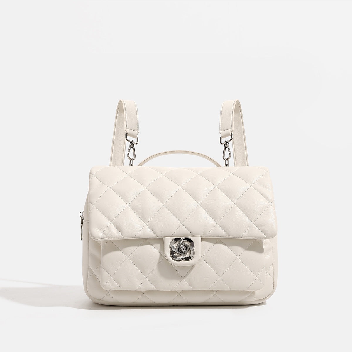 Women's Classic Style Fashionable Rhombus Versatile Large Bags