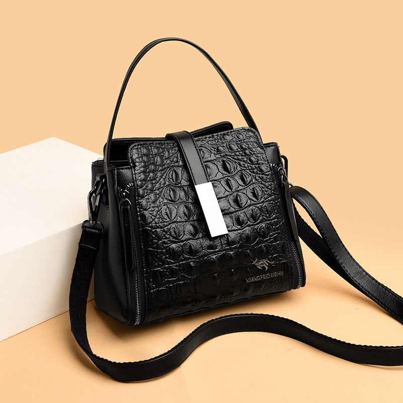 Women's Summer Crocodile Pattern Korean Style Trendy Handbags