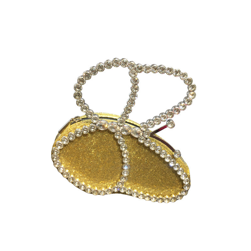 Women's Diamond Niche Design High-grade Butterfly Dinner Bags