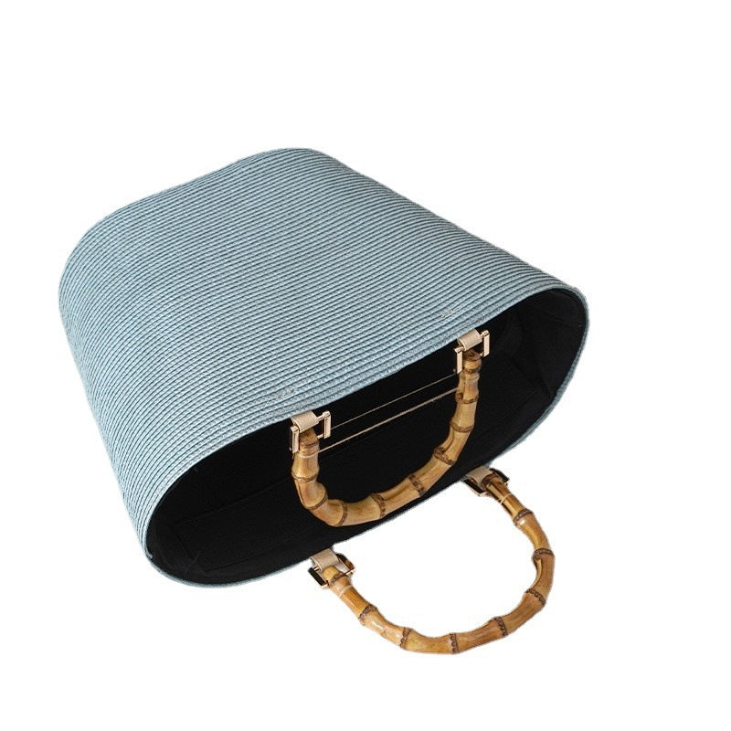 Slouchy Bamboo Wind Leisure Beach Vacation Shoulder Bags