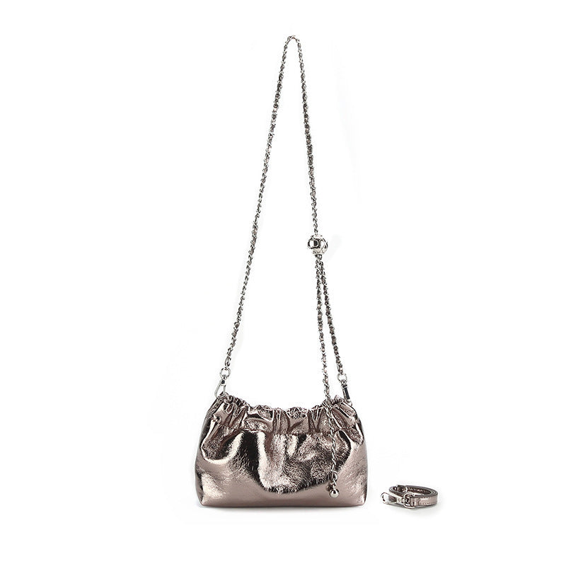 Women's Folds Cloud Style Chain Simple Fashion Armpit Bags