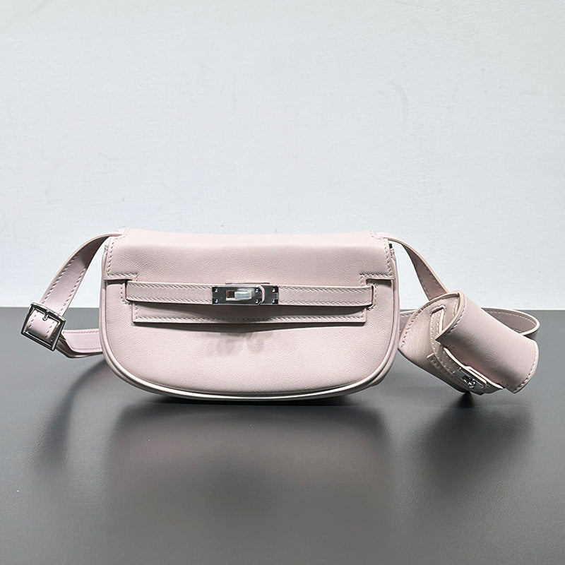 Women's First Layer Cowhide Kelly Leather Mini Bags