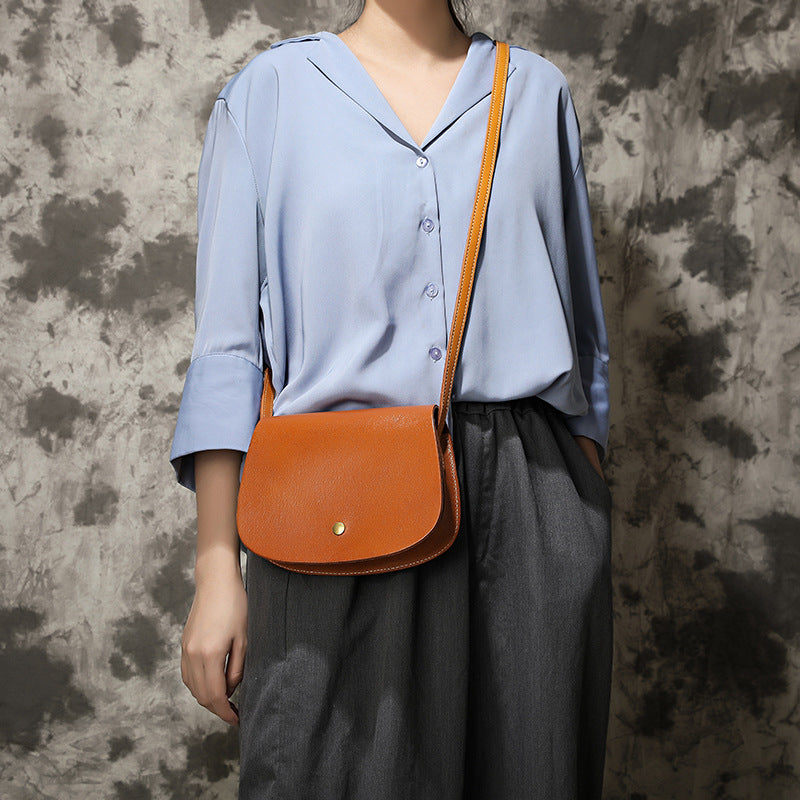 Revision Vegetable Tanning Leather Goddess College Crossbody Bags