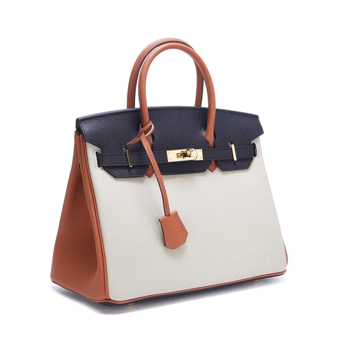 Women's Pattern First Layer Cowhide Large Capacity Shoulder Bags