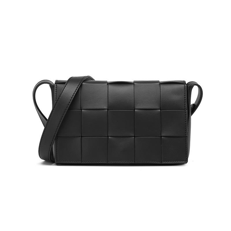 Female Fashion Weaving High Sense Simple Crossbody Bags