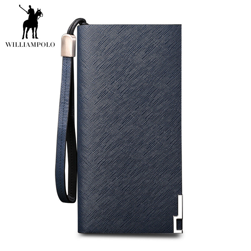 Men's Emperor Paul Long First Layer Cowhide Men's Wallets