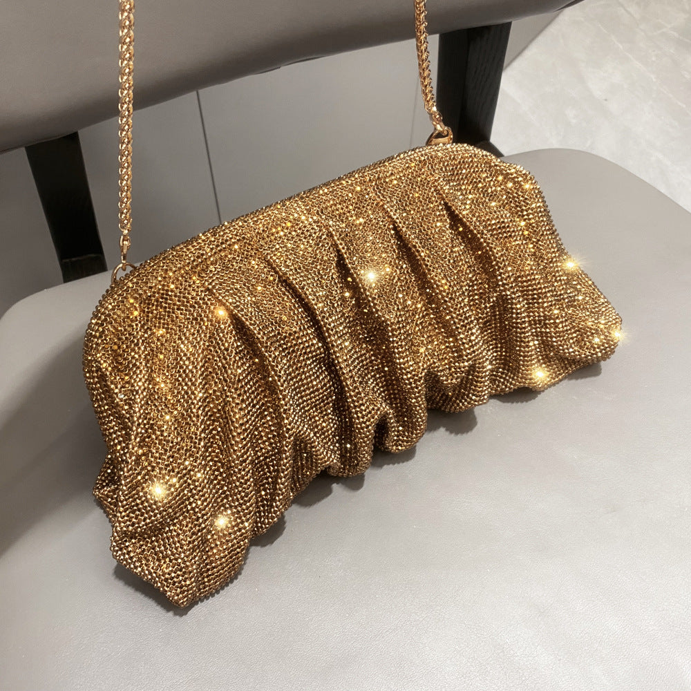 Women's Shiny Rhinestone Clutch Crystal Diamond Dinner Handbags