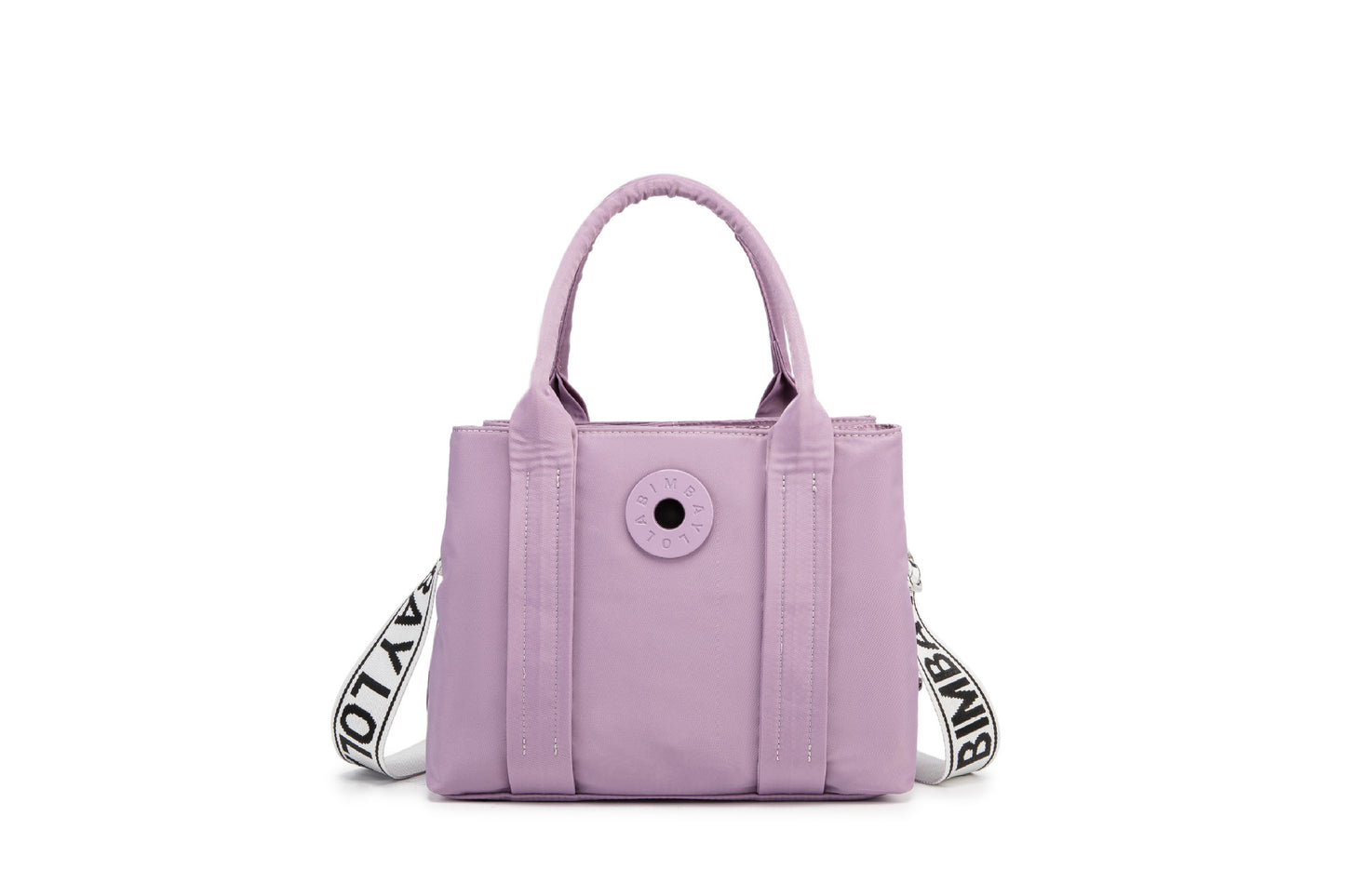 Spanish Round Label Solid Color Portable Shoulder Bags