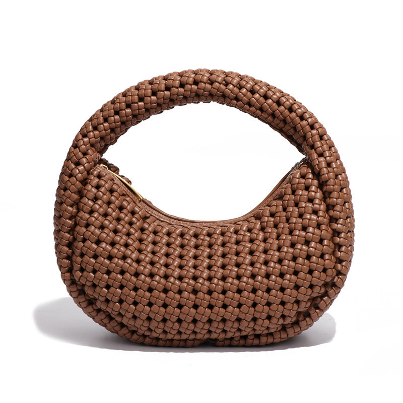 High Sense Hand-woven Fashion Trendy French Design Handbags