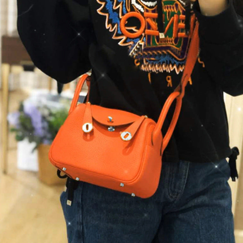 Women's Lindy Genuine Leather Versatile First Layer Shoulder Bags