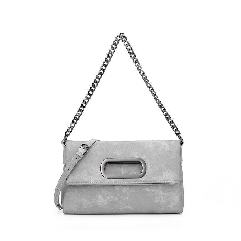 Light Luxury Satin Underarm Folding Niche Crossbody Bags