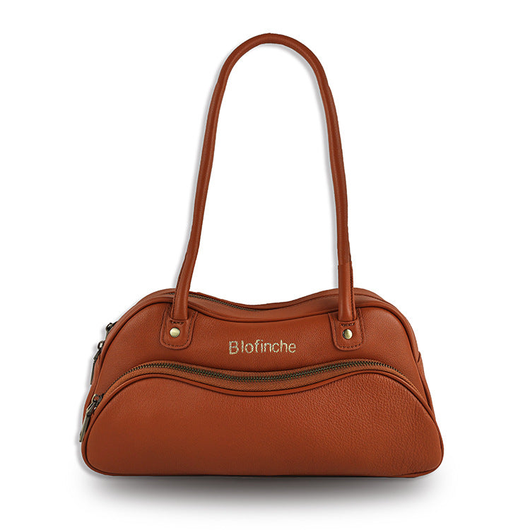 Women's Simple Trend One Underarm Frog Smiley Shoulder Bags