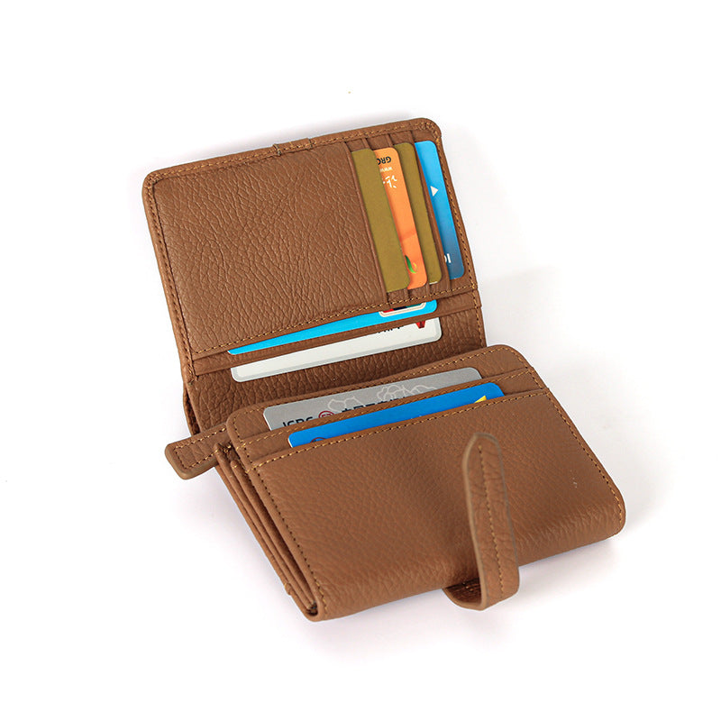 Women's Korean Soft Genuine Leather High-grade First Ladies Wallets