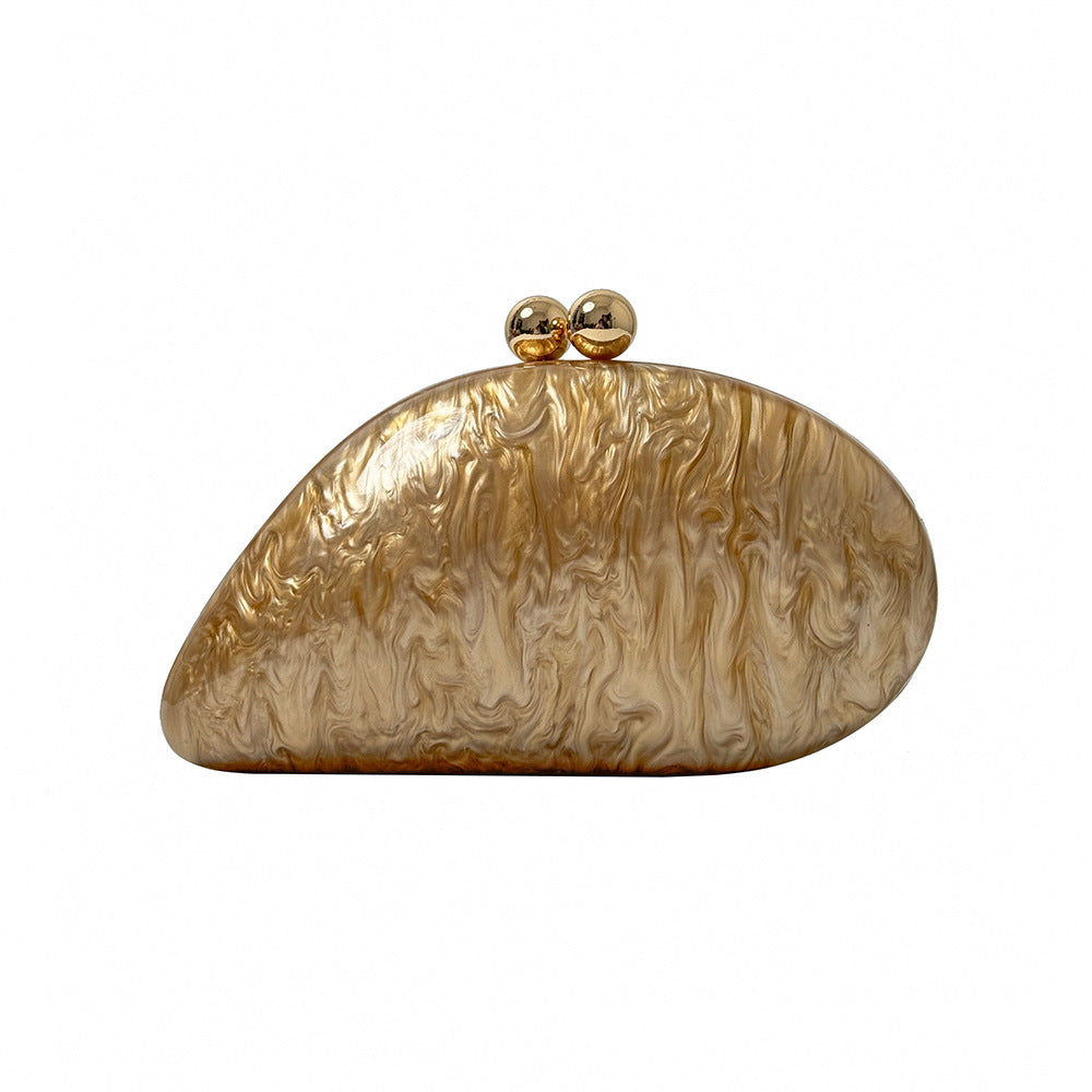 Women's Acrylic Wedding Banquet Clutch Chain Bags