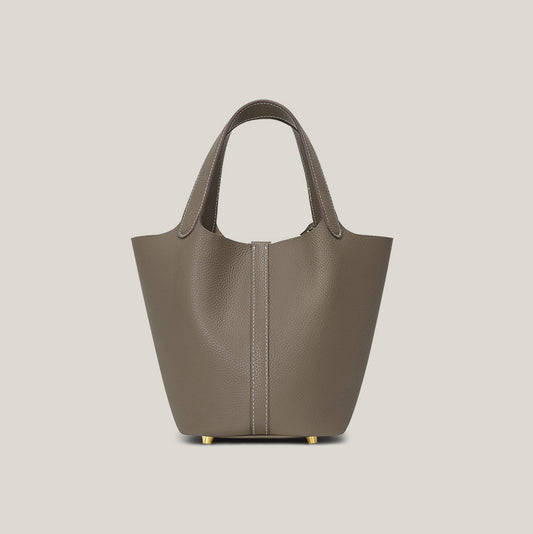 Women's Vegetable Basket Genuine Leather Niche Advanced Mother Handbags