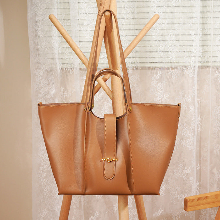 Women's Genuine Leather Large Capacity High-grade Portable Shoulder Bags