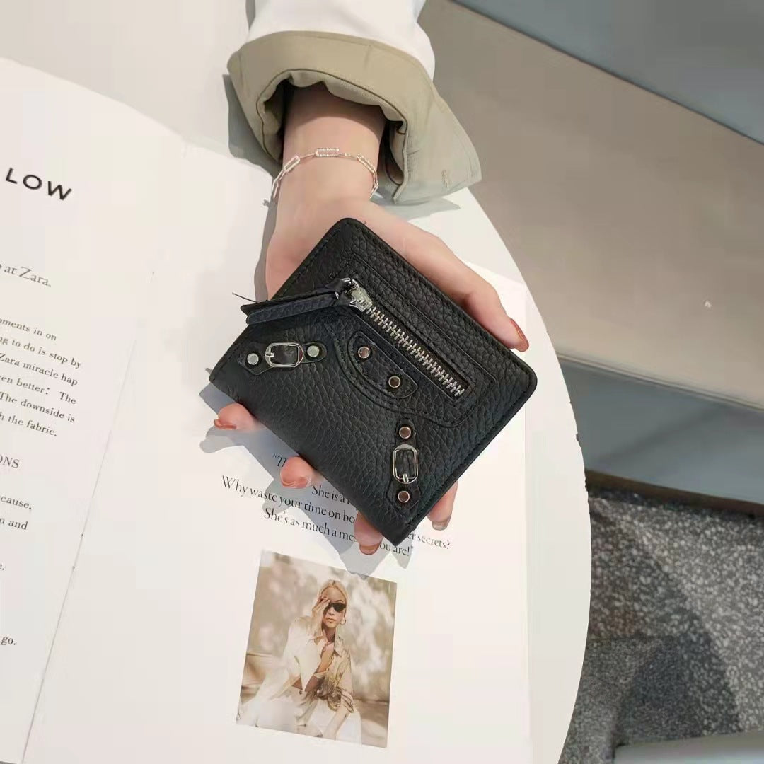 Women's Short Thin Soft Leather Korean Trendy Handbags