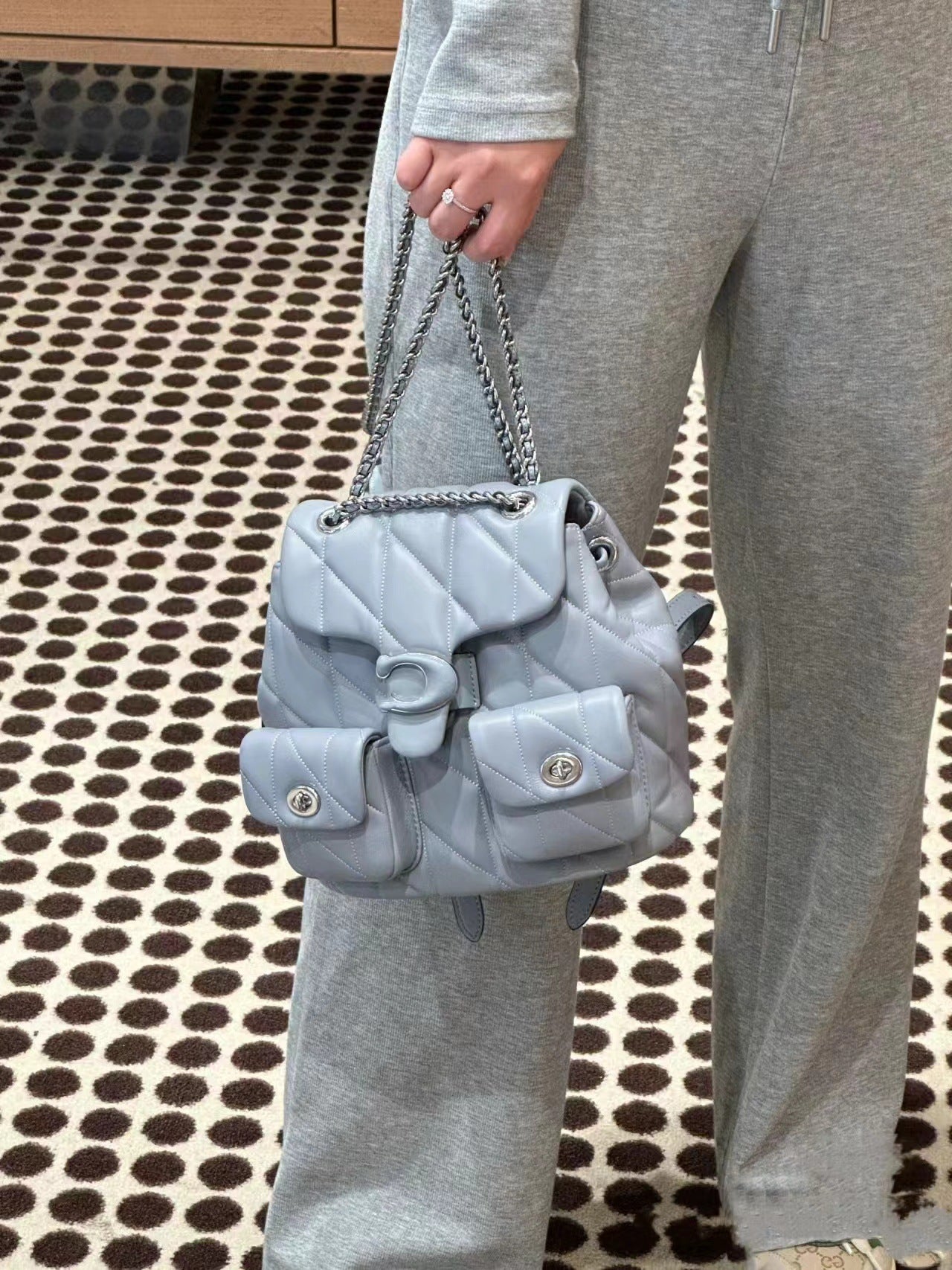 Women's Retro Sheepskin Chain Diamond Style Bags