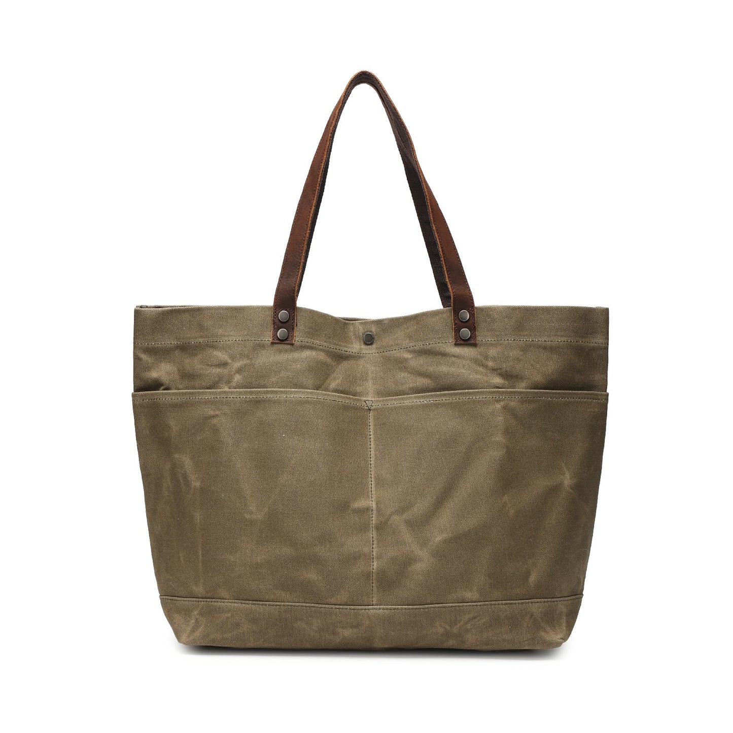 Women's & Men's & Large Capacity Waxed Canvas Commuter Waterproof Shoulder Bags