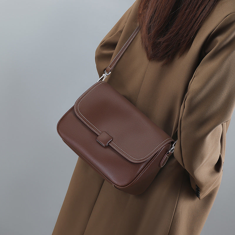 Women's Genuine Leather Fashionable High-grade Texture Shoulder Bags