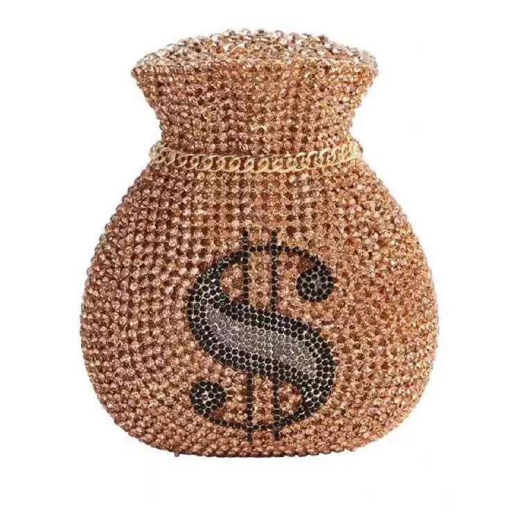 Diamond Banquet Full Steamed Crystal Bun Evening Bags