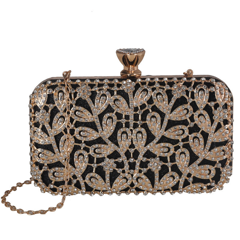 Women's With Diamonds Banquet Clutch Dinner Matching Evening Bags